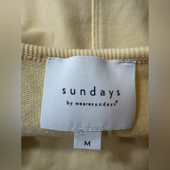 Sunday by We Are Sundays Yellow Halter Ruffle Trim Halter Dress Size Medium EUC - Picture 6 of 6